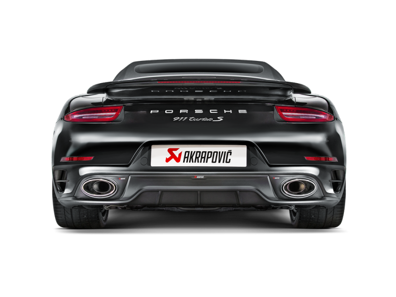 Akrapovic 14-15 Porsche 911 Turbo/Turbo S (991) Rear Carbon Fiber Diffuser - Matte