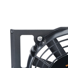 Cargar imagen en el visor de la galería, Mishimoto Universal 10in. Heavy-Duty Oil Cooler Fan Shroud - Micro Wrinkle Black
