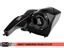 Cargar imagen en el visor de la galería, AWE Tuning Audi B9/B9.5 S4/S5/RS5 3.0T Carbon Fiber AirGate Intake w/ Lid