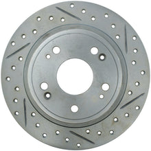 Cargar imagen en el visor de la galería, StopTech Select Sport Drilled &amp; Slotted Rotor - Rear Left