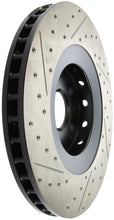 Cargar imagen en el visor de la galería, StopTech Drilled &amp; Slotted Left Sport Brake Rotor for 2009 Cadillac CTS-V