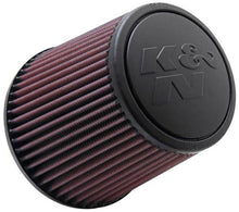Cargar imagen en el visor de la galería, K&amp;N Universal Rubber Filter - Round Tapered 6in Base OD x 3in Flange ID x 6in H