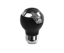 Load image into Gallery viewer, Momo GTR2 Shift Knob - Black Leather, Chrome Insert