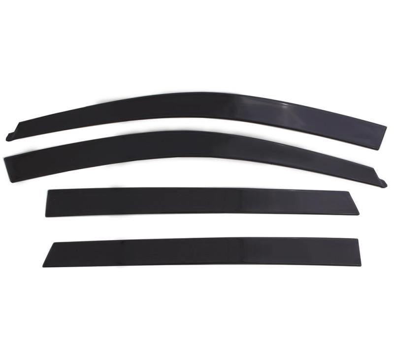 AVS 07-13 Chevy Silverado 1500 Ext. Cab Ventvisor Low Profile Deflectors 4pc - Smoke