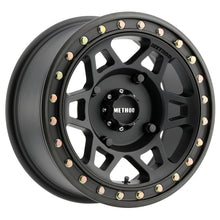 Cargar imagen en el visor de la galería, Method MR405 UTV Beadlock 15x7 / 5+2/38mm Offset / 4x156 / 132mm CB Matte Black Wheel