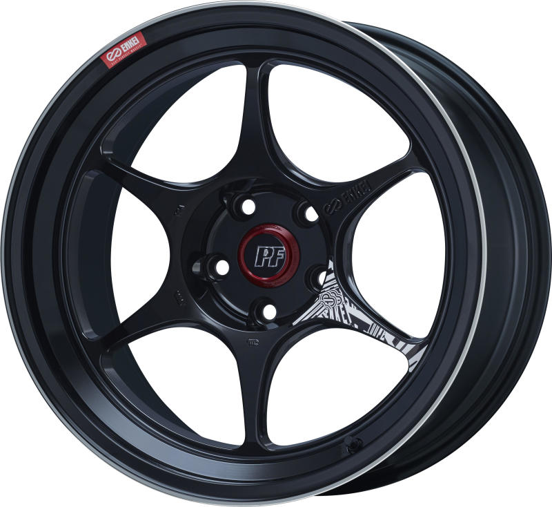 Enkei PF06 18x10.5 5x114.3 45mm Offset 75mm Bore Black Machined