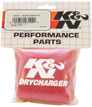 Cargar imagen en el visor de la galería, K&amp;N Red Drycharger 5.25in x 3in Round Tapered Air Filter Wrap