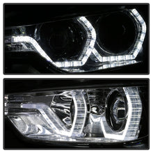 Cargar imagen en el visor de la galería, Spyder 12-14 BMW F30 3 Series 4DR Projector Headlights - LED DRL - Chrome (PRO-YD-BMWF3012-DRL-C)