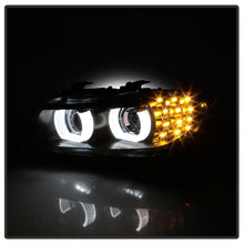 Cargar imagen en el visor de la galería, Spyder 09-12 BMW E90 3-Series 4DR Projector Headlights Halogen - LED - Black - PRO-YD-BMWE9009-BK