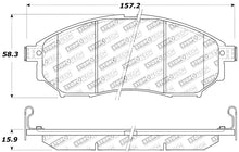 Cargar imagen en el visor de la galería, StopTech Performance 06-08 350Z w/ Std Brakes / 06-08 Infiniti G35 Front Brake Pads