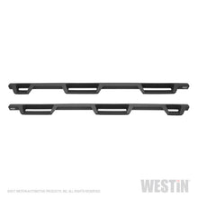 Cargar imagen en el visor de la galería, Westin 99-16 Ford F-250/350/450/550 CC (6.75ft Bed) HDX Drop Whl to Whl Nerf Step Bars - Text Blk