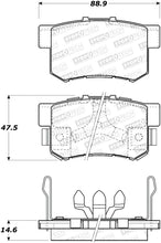 Cargar imagen en el visor de la galería, StopTech 05-16 Honda CR-V Street Rear Brake Pads