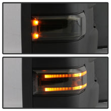 Cargar imagen en el visor de la galería, xTune 15-17 Ford F-150 Heated LED Telescoping Pwr Mirrors - Smk (Pair) (MIR-FF15015S-G4-PWH-SM-SET)