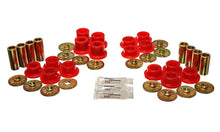 Cargar imagen en el visor de la galería, Energy Suspension 92-02 Dodge Viper Red Rear Control Arm Bushing Set