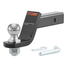 Cargar imagen en el visor de la galería, Curt Loaded Ball Mount w/2in Ball (2in Shank 7500lbs 4in Drop)