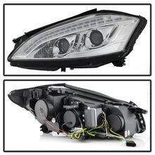 Cargar imagen en el visor de la galería, Spyder Mercedes W221 S Class 07-09 Headlights - HID Model Only - Chrome PRO-YD-MBW22107-HID-DRL-C