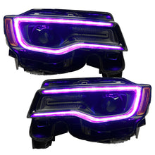 Load image into Gallery viewer, Oracle 1421 Jeep Grand Cherokee Dynamic Headlight DRL Upgrade Kit  ColorSHIFT Dynamic