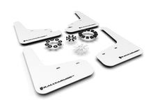 Cargar imagen en el visor de la galería, Rally Armor 20-26 Tesla Model Y, Juniper Y White UR Mud Flap w/Black Logo