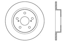 Cargar imagen en el visor de la galería, StopTech SportStop 10-13 Scion tC Slotted &amp; Drilled Left Rear Rotor