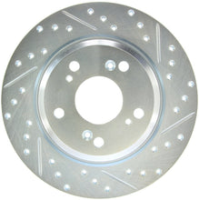 Cargar imagen en el visor de la galería, StopTech Select Sport 2000-2009 Honda S2000 Drilled and Slotted Rear Left Brake Rotor