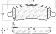 Cargar imagen en el visor de la galería, StopTech Performance Rear Brake Pads 13-14 Dodge Dart/Jeep Cherokee