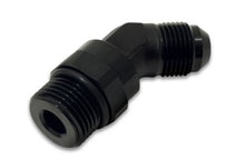 Cargar imagen en el visor de la galería, Vibrant -10AN Male to Male -8AN Straight Cut 45 Degree Adapter Fitting - Anodized Black