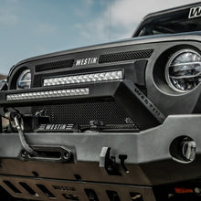 Cargar imagen en el visor de la galería, Westin 18-20 Jeep Wrangler WJ2 Full Width Front Bumper w/LED Light Bar Mount Textured Black