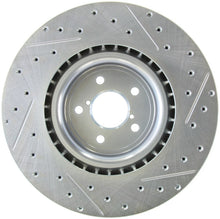 Cargar imagen en el visor de la galería, StopTech Select Sport Drilled &amp; Slotted Rotor - Front Left