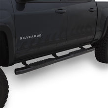 Cargar imagen en el visor de la galería, Lund 2019 Chevrolet Silverado 1500 Crew Cab 5in Oval Curved SS Nerf Bars - Black