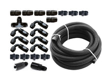 Cargar imagen en el visor de la galería, Torque Solution Braided Fuel Line Kit for -6 Aeromotive FPR: Subaru WRX 02-14 / Subaru STI 07-18