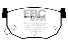 Cargar imagen en el visor de la galería, EBC 99-01 Hyundai Elantra 2.0 Greenstuff Rear Brake Pads