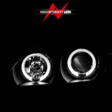 Cargar imagen en el visor de la galería, ANZO 2000-2004 Infiniti I30 Projector Headlights w/ Halo Black