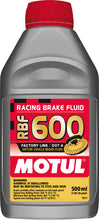 Cargar imagen en el visor de la galería, Motul 1/2L Brake Fluid RBF 600 - Racing DOT 4