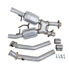 Cargar imagen en el visor de la galería, BBK 94-95 Mustang 5.0 High Flow X Pipe With Catalytic Converters - 2-1/2