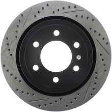 Cargar imagen en el visor de la galería, StopTech Slotted &amp; Drilled Sport Brake Rotor - Right Rear