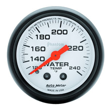 Cargar imagen en el visor de la galería, Autometer Phantom 52mm 120-240 Deg F Mechanical Water Temp Gauge