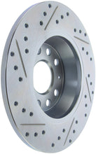 Cargar imagen en el visor de la galería, StopTech Select Sport 06-10 Volkswagen Jetta Slotted &amp; Drilled Left Rear Rotor