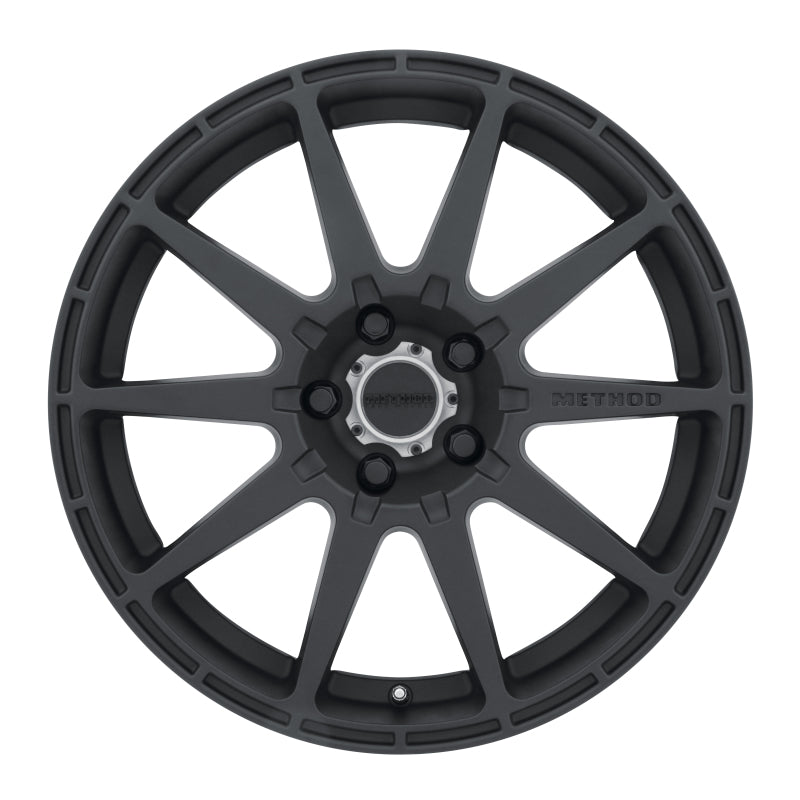 Method MR501 RALLY 17x8 +42mm Offset 5x4.5 67.1mm CB Matte Black Wheel