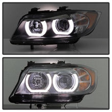 Cargar imagen en el visor de la galería, Spyder BMW E90 3-Series 06-08 4DR V2 Headlights - HID Only - Black PRO-YD-BMWE9005V2-HID-DRL-BK