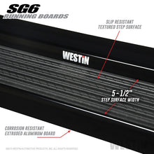 Cargar imagen en el visor de la galería, Westin SG6 Black Aluminum Running Boards 79 in