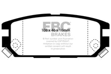 Cargar imagen en el visor de la galería, EBC 91-93 Dodge Stealth 3.0 4WD Redstuff Rear Brake Pads