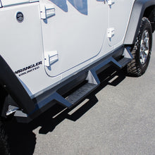 Cargar imagen en el visor de la galería, Westin/HDX 07-17 Jeep Wrangler Unlimited Drop Nerf Step Bars - Textured Black