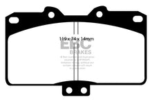 Cargar imagen en el visor de la galería, EBC 91-93 Dodge Stealth 3.0 4WD Yellowstuff Front Brake Pads