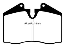 Cargar imagen en el visor de la galería, EBC 89-95 Ferrari 348 3.4 Redstuff Front/Rear Brake Pads (Axle Set Only)