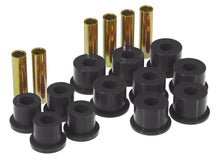 Cargar imagen en el visor de la galería, Prothane 88-98 GM 2/4wd Rear Spring &amp; Shackle Bushings - Black