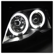 Cargar imagen en el visor de la galería, Spyder BMW E46 3-Series 02-05 4DR Projector Headlights 1PC LED Halo Blk PRO-YD-BMWE4602-4D-AM-BK