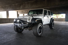 Load image into Gallery viewer, DV8 Offroad 07-18 Jeep Wrangler JK/JL FS-12 Mid Length Steel Front Bumper w/ Fog Lights