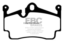 Cargar imagen en el visor de la galería, EBC 04-08 Porsche Boxster (Cast Iron Rotors only) 2.7 Yellowstuff Rear Brake Pads