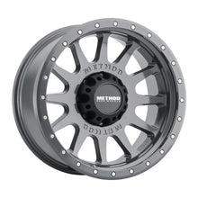 Cargar imagen en el visor de la galería, Method MR605 NV 20x10 -24mm Offset 8x6.5 121.3mm CB Gloss Titanium Wheel