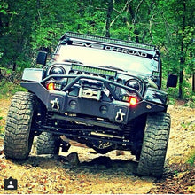 Cargar imagen en el visor de la galería, DV8 Offroad 07-18 Jeep Wrangler JK/JL FS-1 Full Length Steel Front Bumper